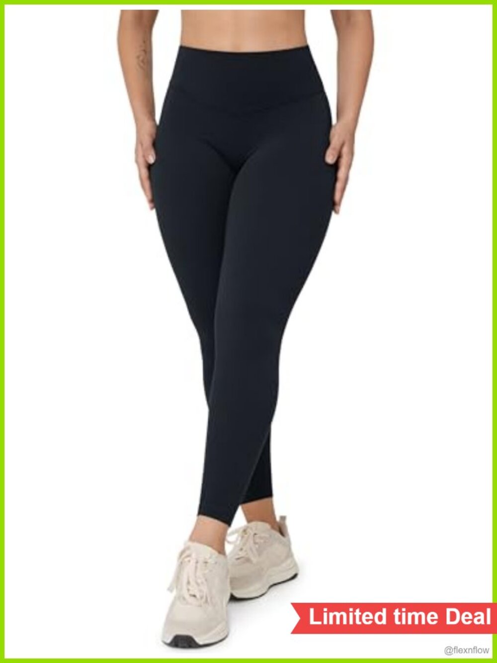 Hugcurve No Front Seam High Rise Compression Leggings 25" Inseam